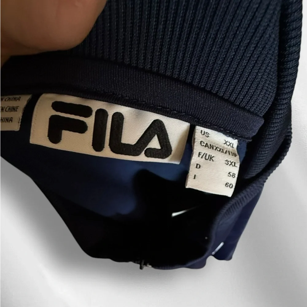 Fila Navy Zip Jacket nwt‎